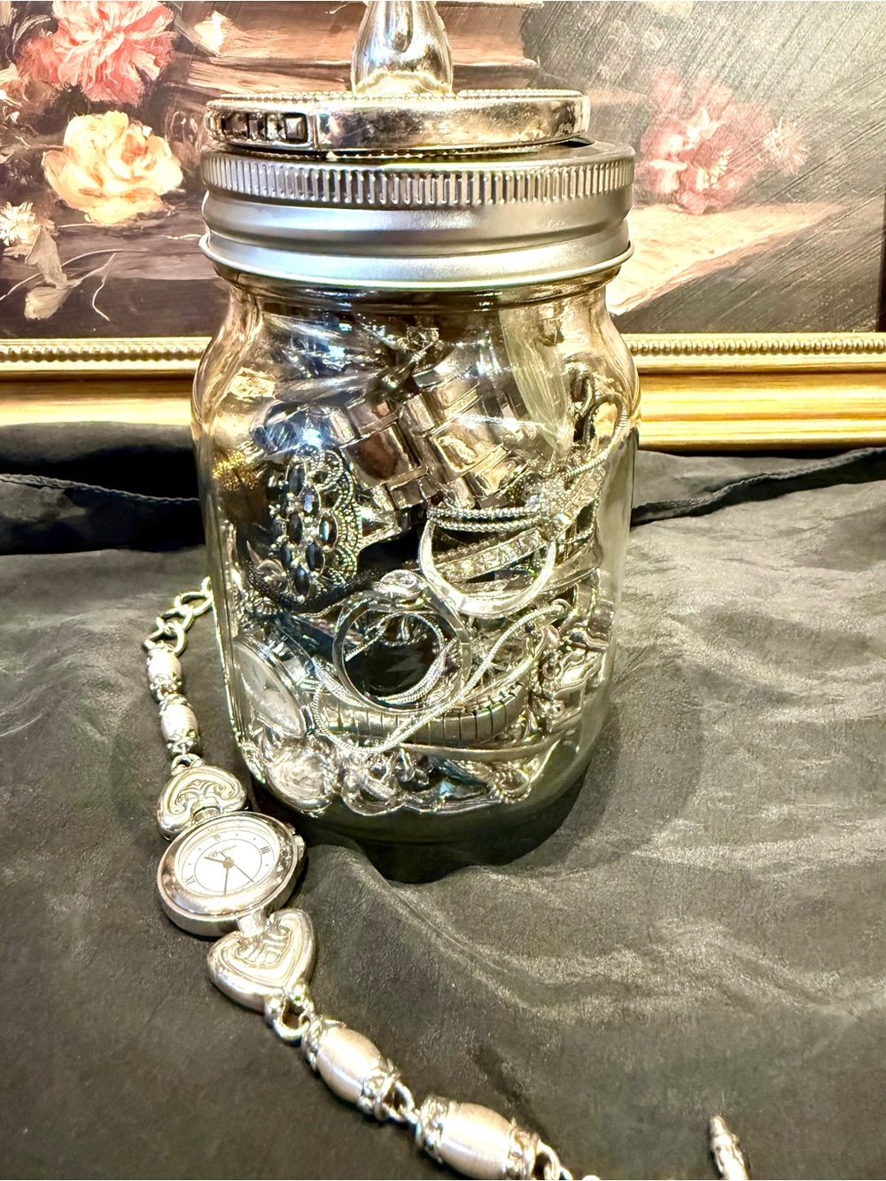 Brighton Jewelry Jar 🩶🖤🩶🖤 - Picture 4 of 7